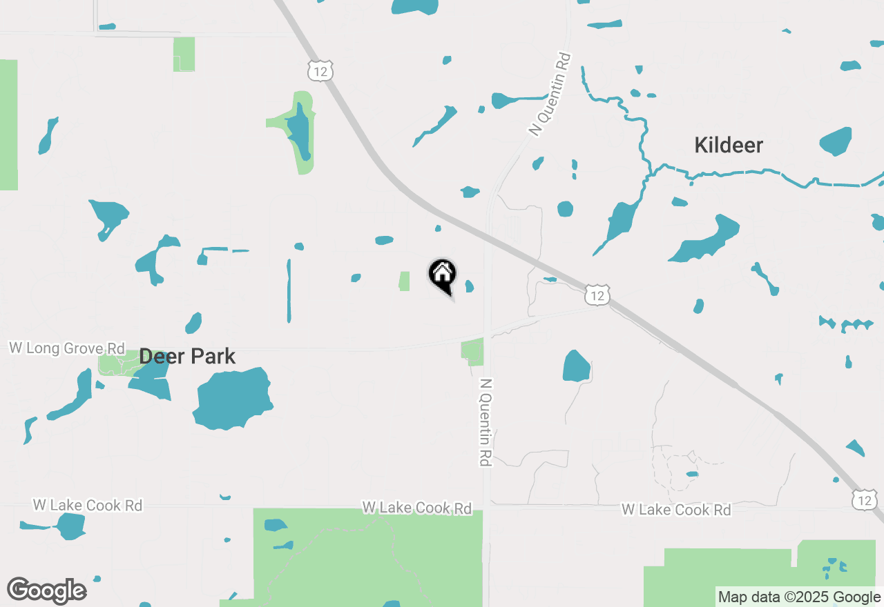 Map of 22147 W Casa Bella View, Kildeer, IL 60047