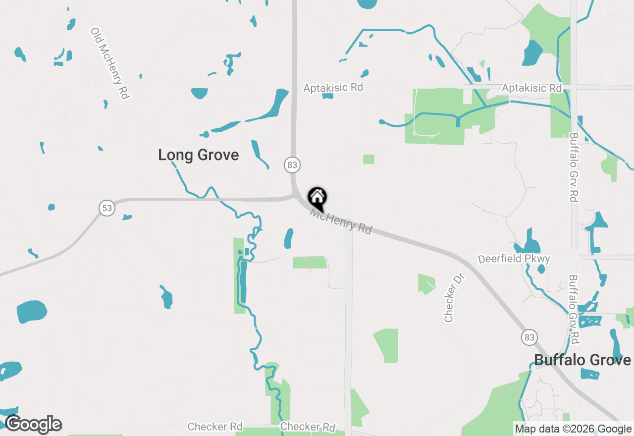 Map of 1265 Franklin Lane, Buffalo Grove, IL 60089