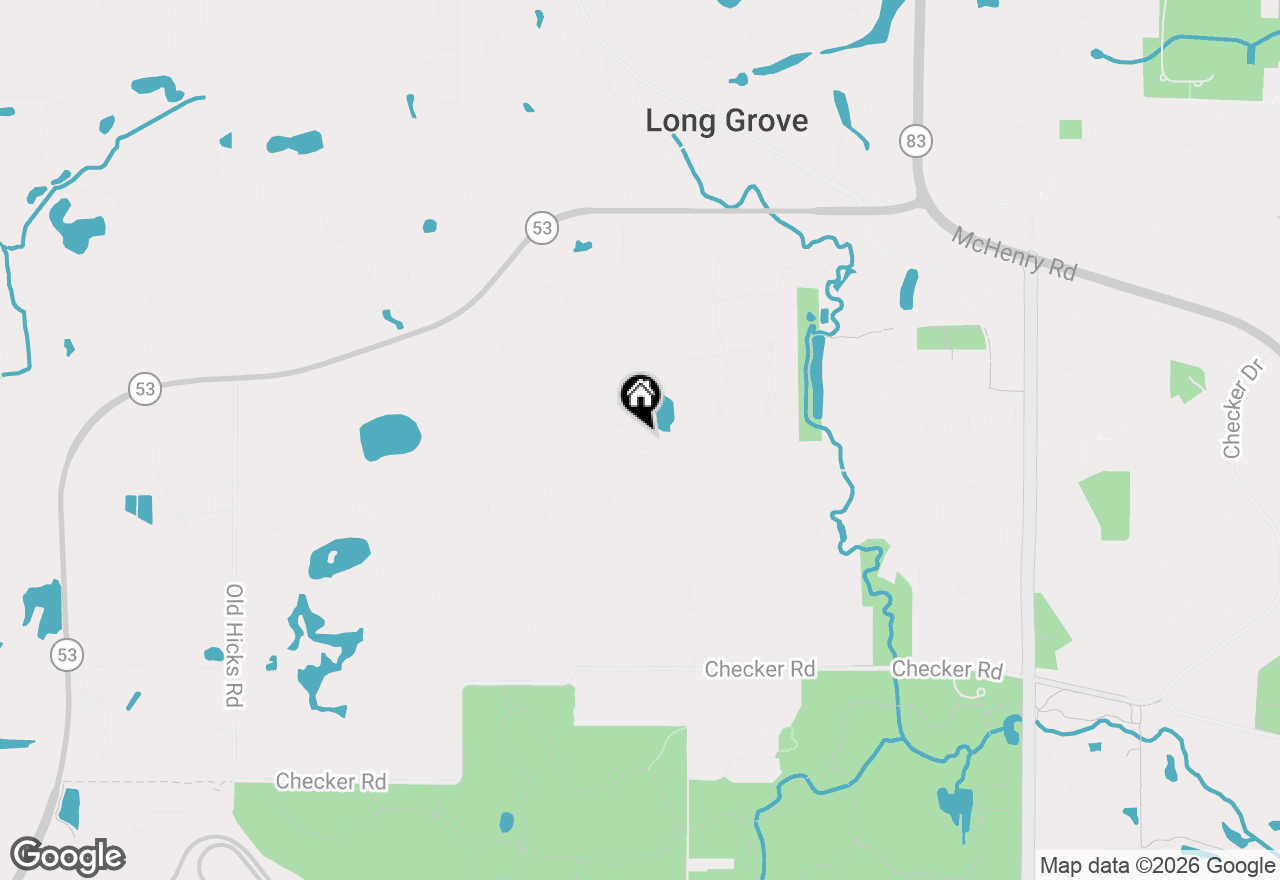 Map of 1240 Antietam Drive, Long Grove, IL 60047