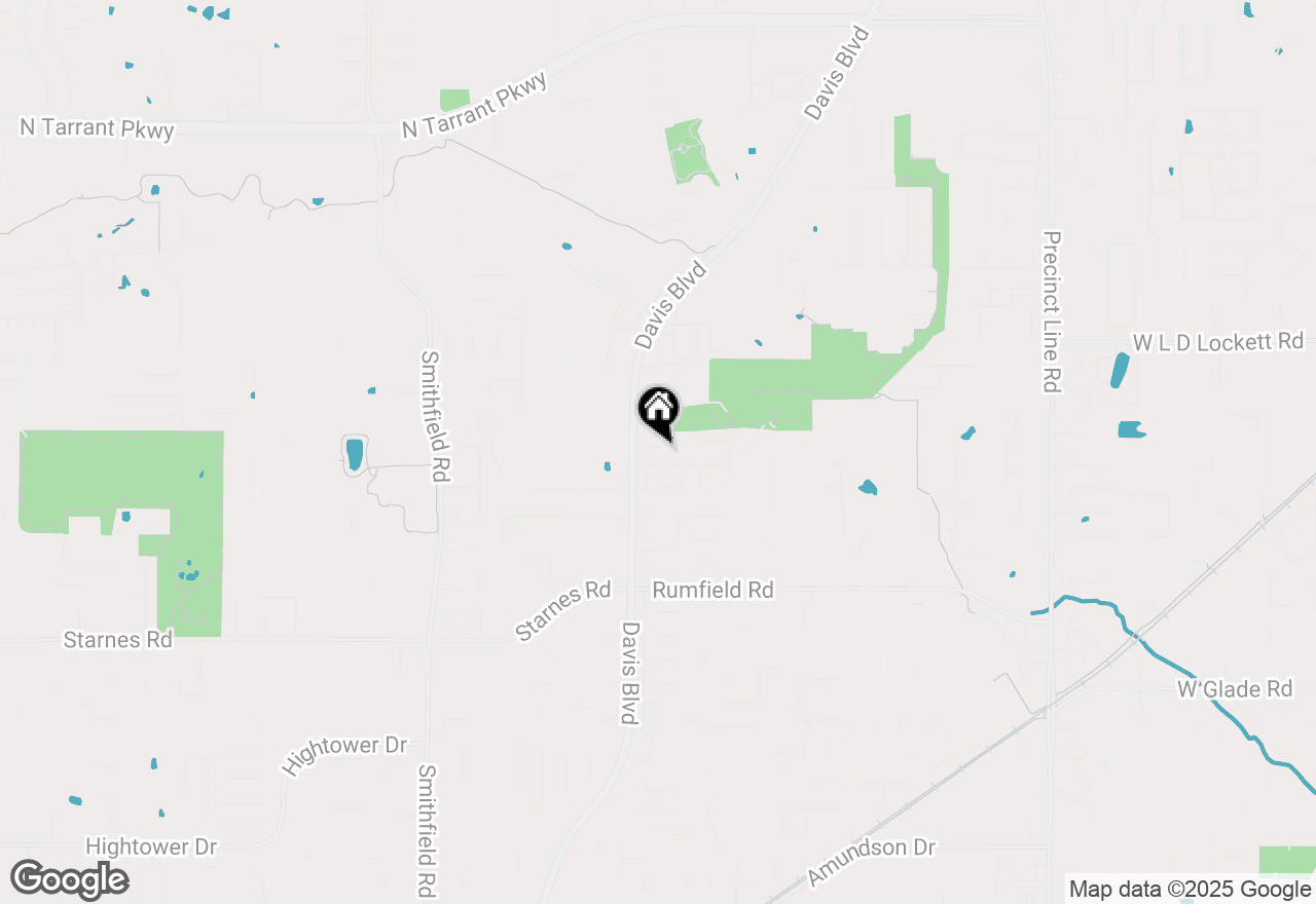 Map of 8416 La Fontaine Drive, North Richland Hills, TX 76182