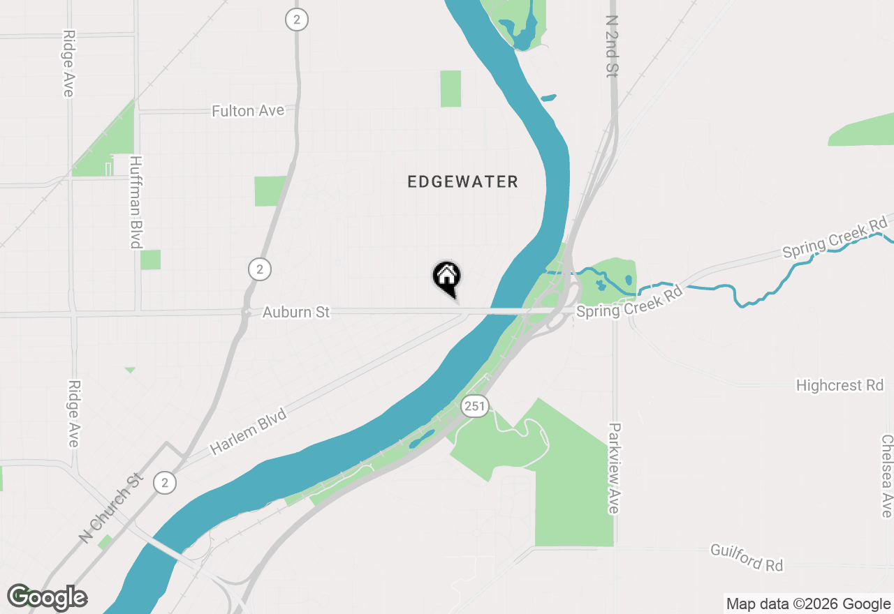 Map of 423 Auburn Street, Rockford, IL 61103