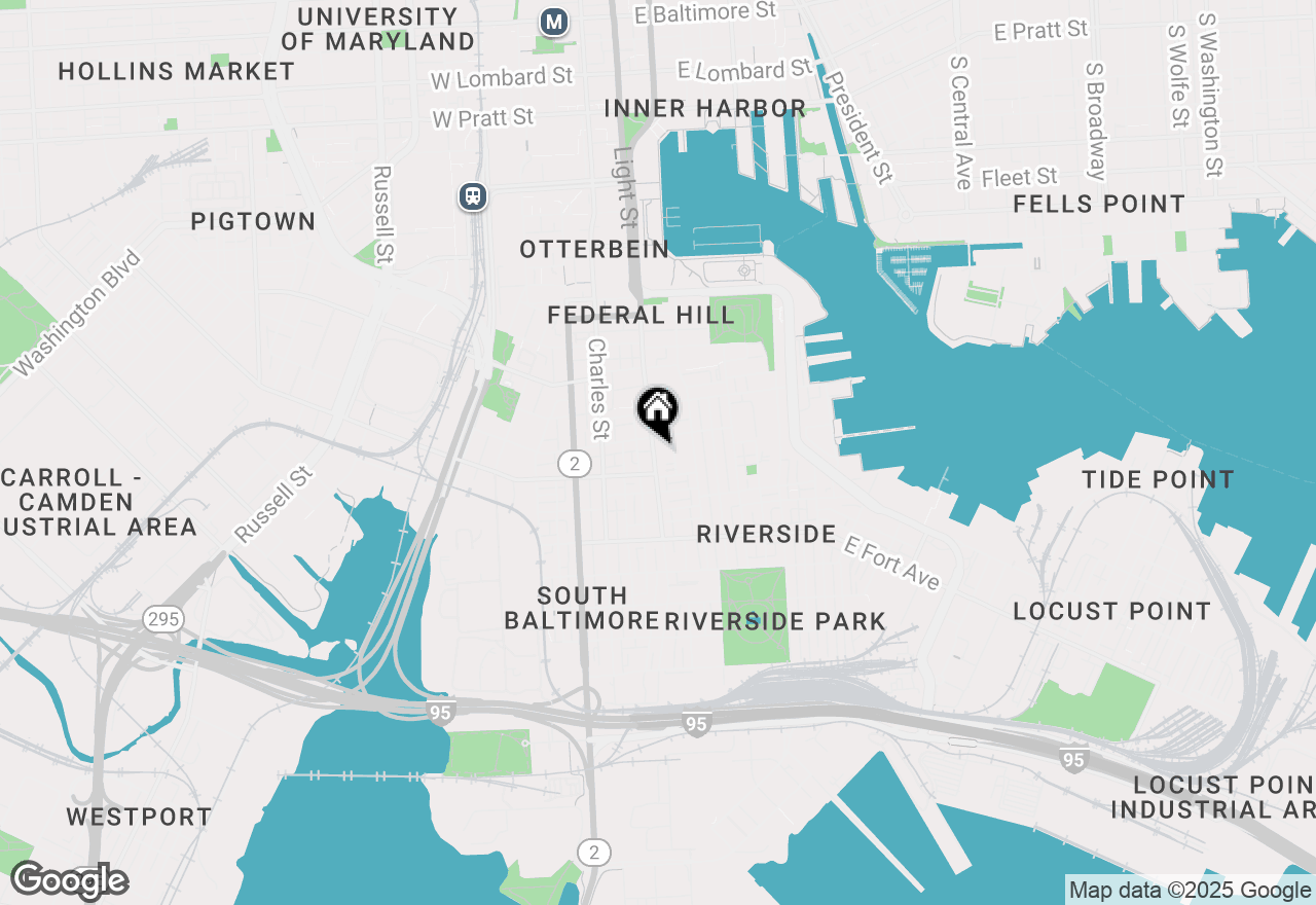 Map of 1211 Light Street #204, Baltimore, MD 21230