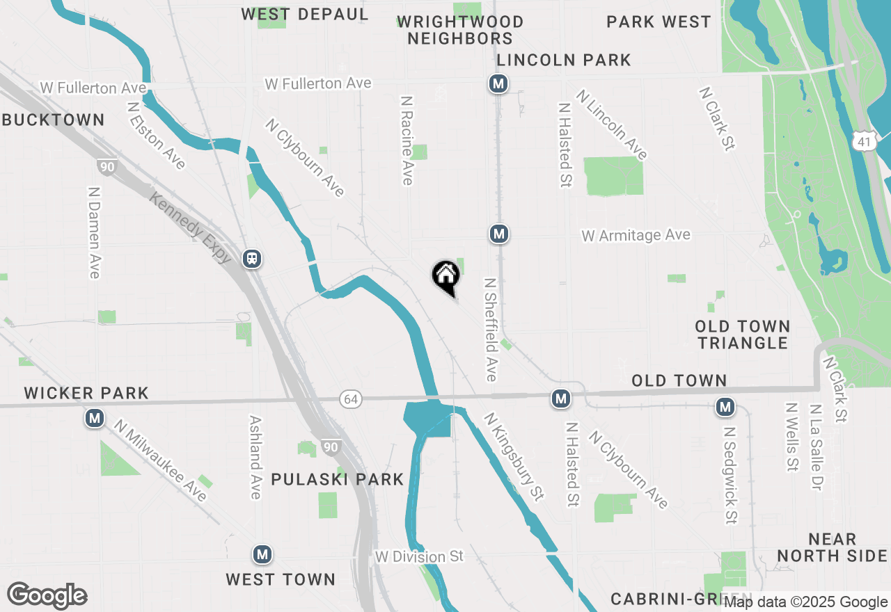 Map of 1872 N Clybourn Avenue #603, Chicago, IL 60614