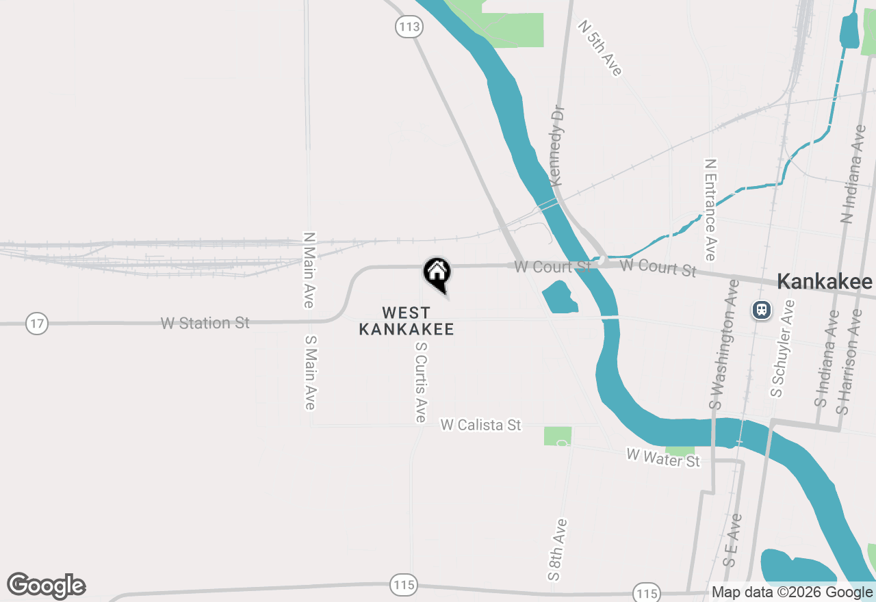 Map of 221 S Small Avenue, Kankakee, IL 60901