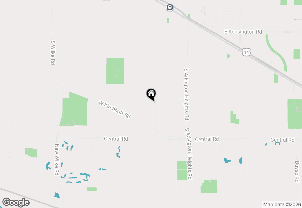 Map of 718 S Chestnut Avenue, Arlington Heights, IL 60005