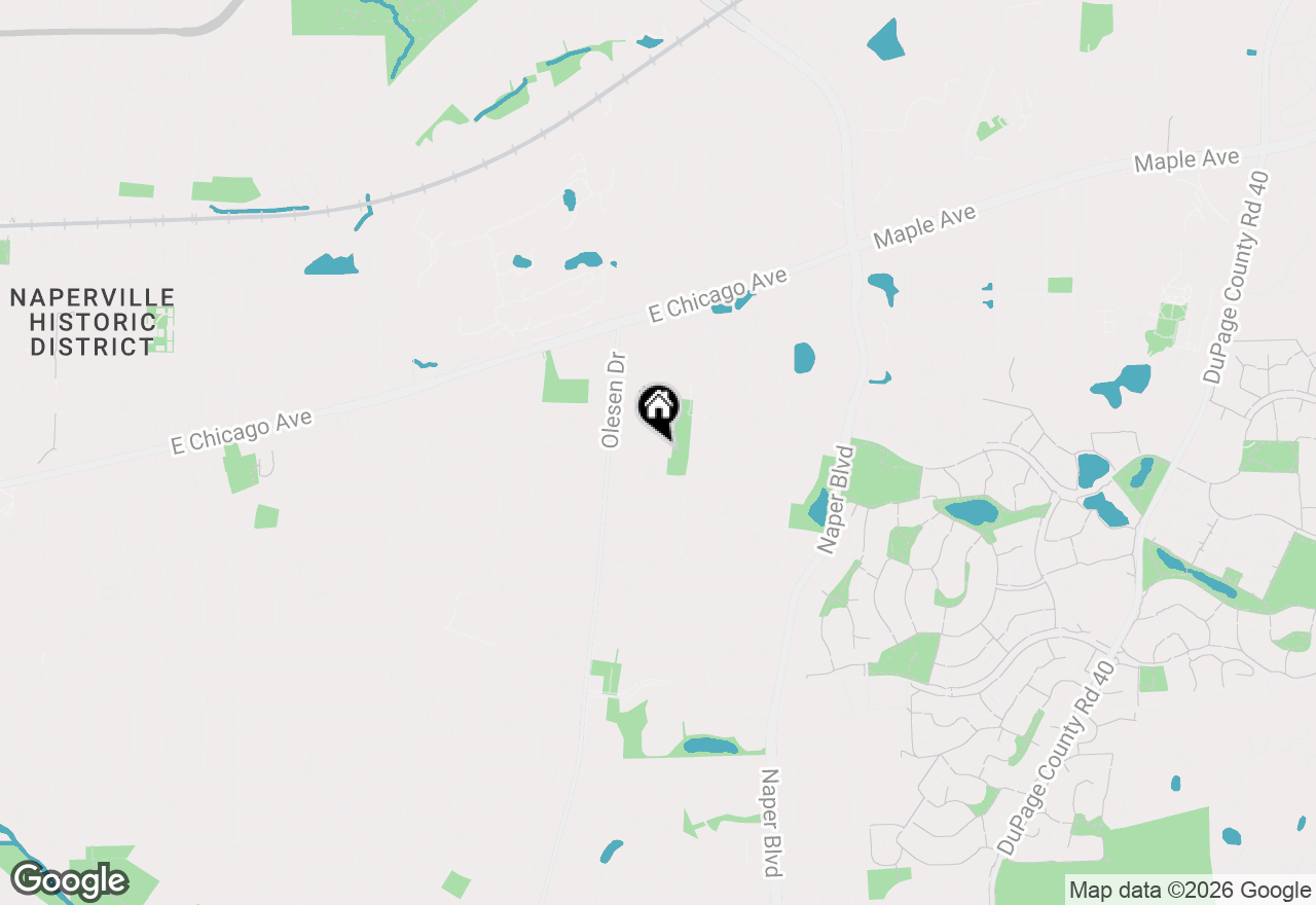 Map of 1324 Jane Avenue, Naperville, IL 60540