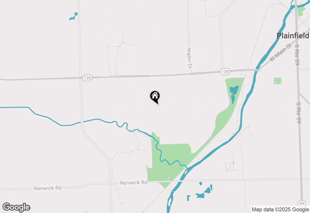 Map of 25017 W Sundance Court, Plainfield, IL 60544