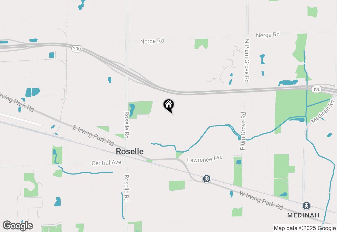 Map of 326 Countryside Drive, Roselle, IL 60172