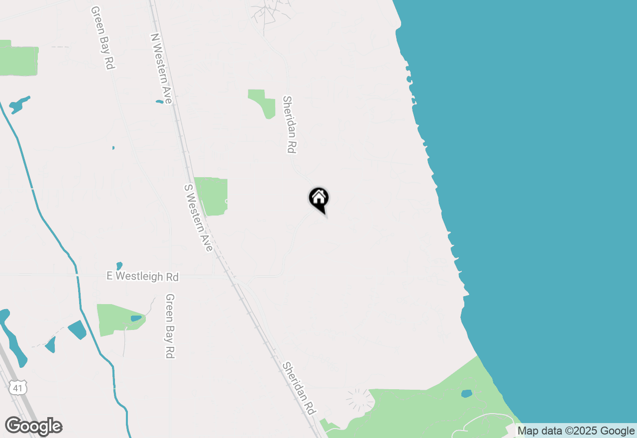 Map of 210 Keith Lane, Lake Forest, IL 60045