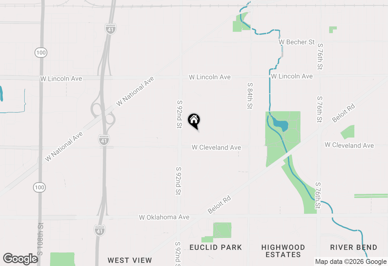 Map of 9030 W Harrison Ave, West Allis, WI 53227