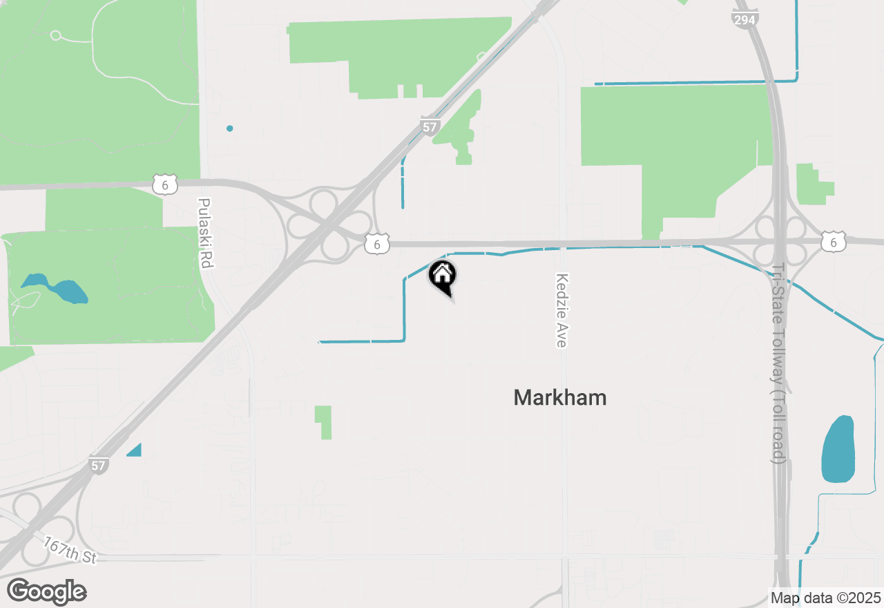 Map of 16030 Saint Louis Avenue, Markham, IL 60428