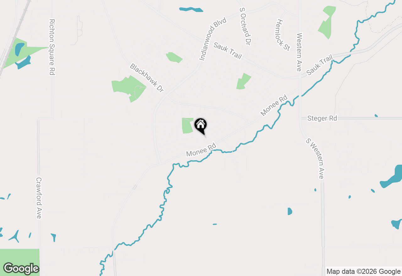 Map of 439 Niagara Street, Park Forest, IL 60466