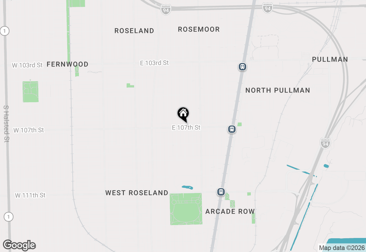 Map of 258 E 107th Street, Chicago, IL 60628