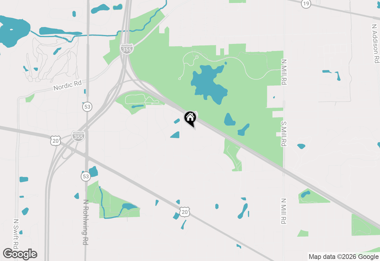 Map of 1225 W Grove Avenue, Addison, IL 60101