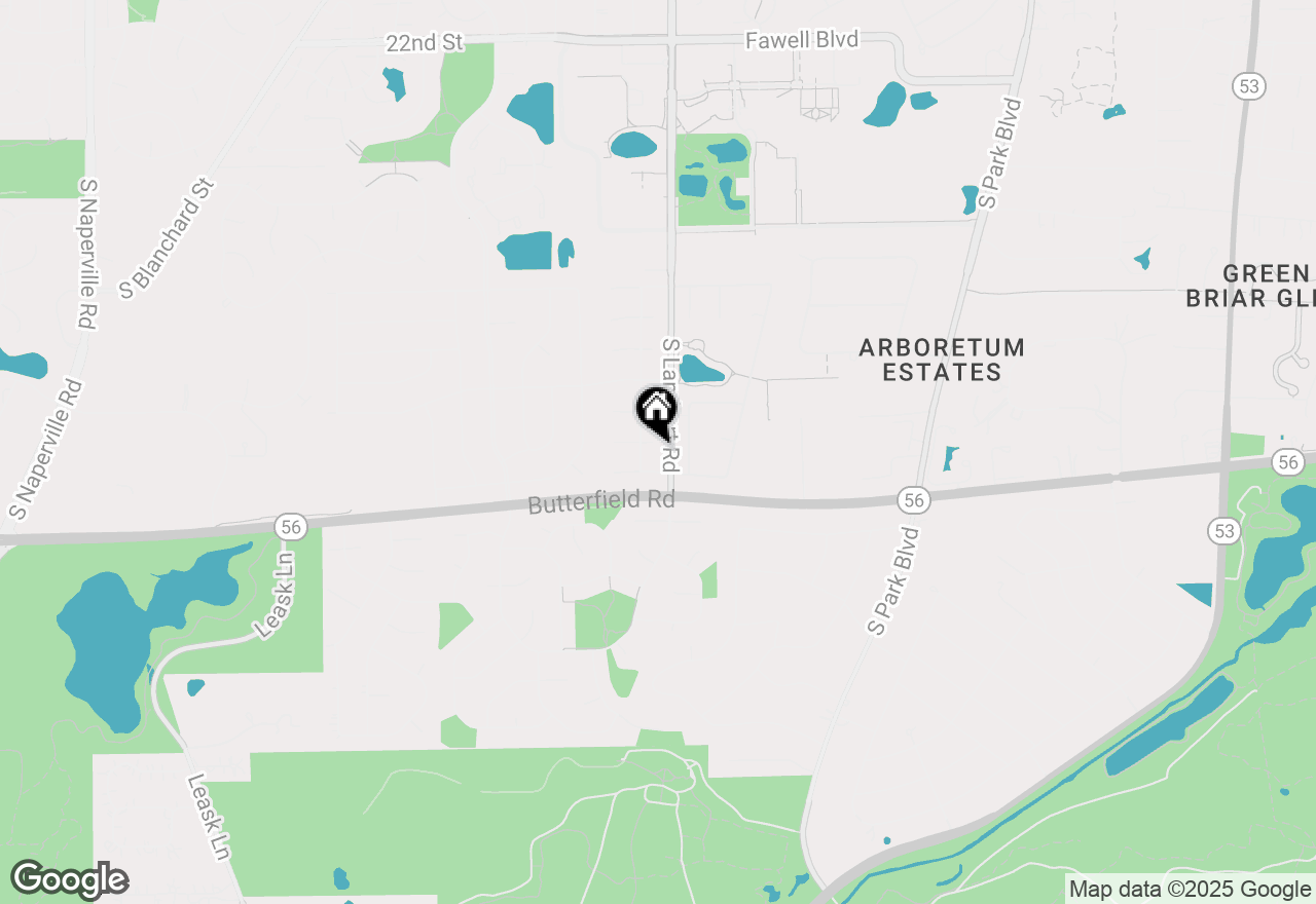 Map of 23W233 Cambridge Court, Glen Ellyn, IL 60137