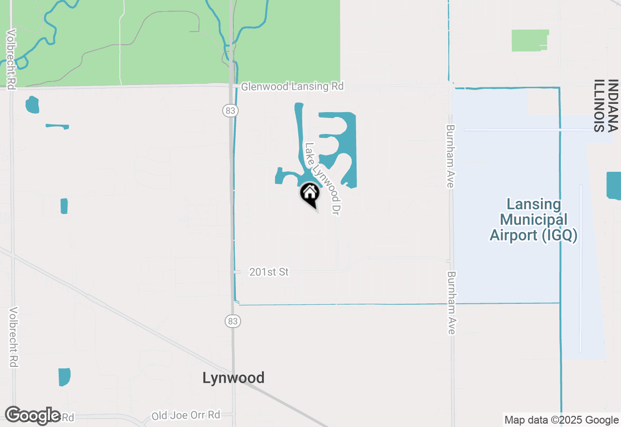 Map of 19828 Monterey Avenue, Lynwood, IL 60411