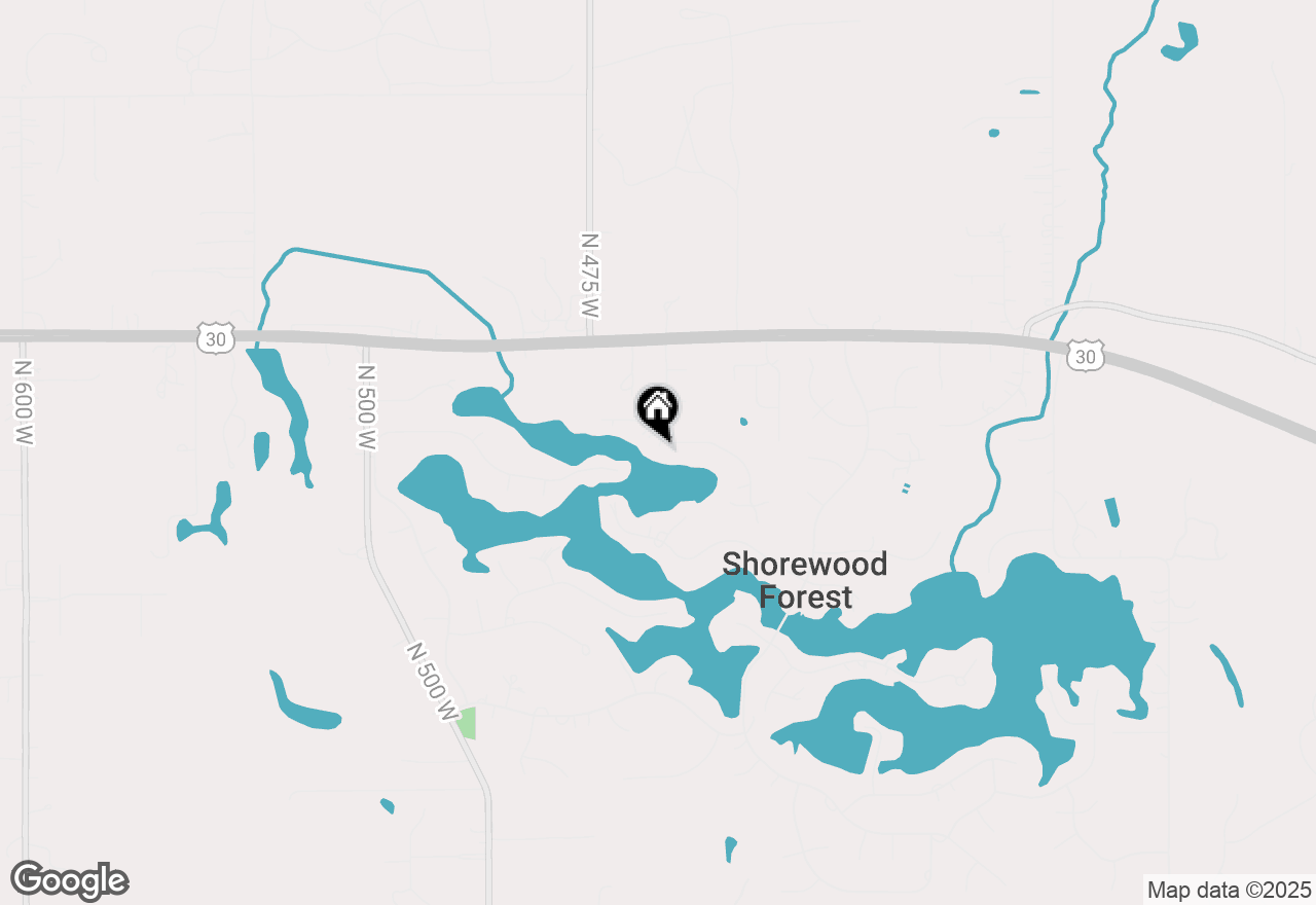 Map of 459 Surrey Hill Lane, Valparaiso, IN 46385