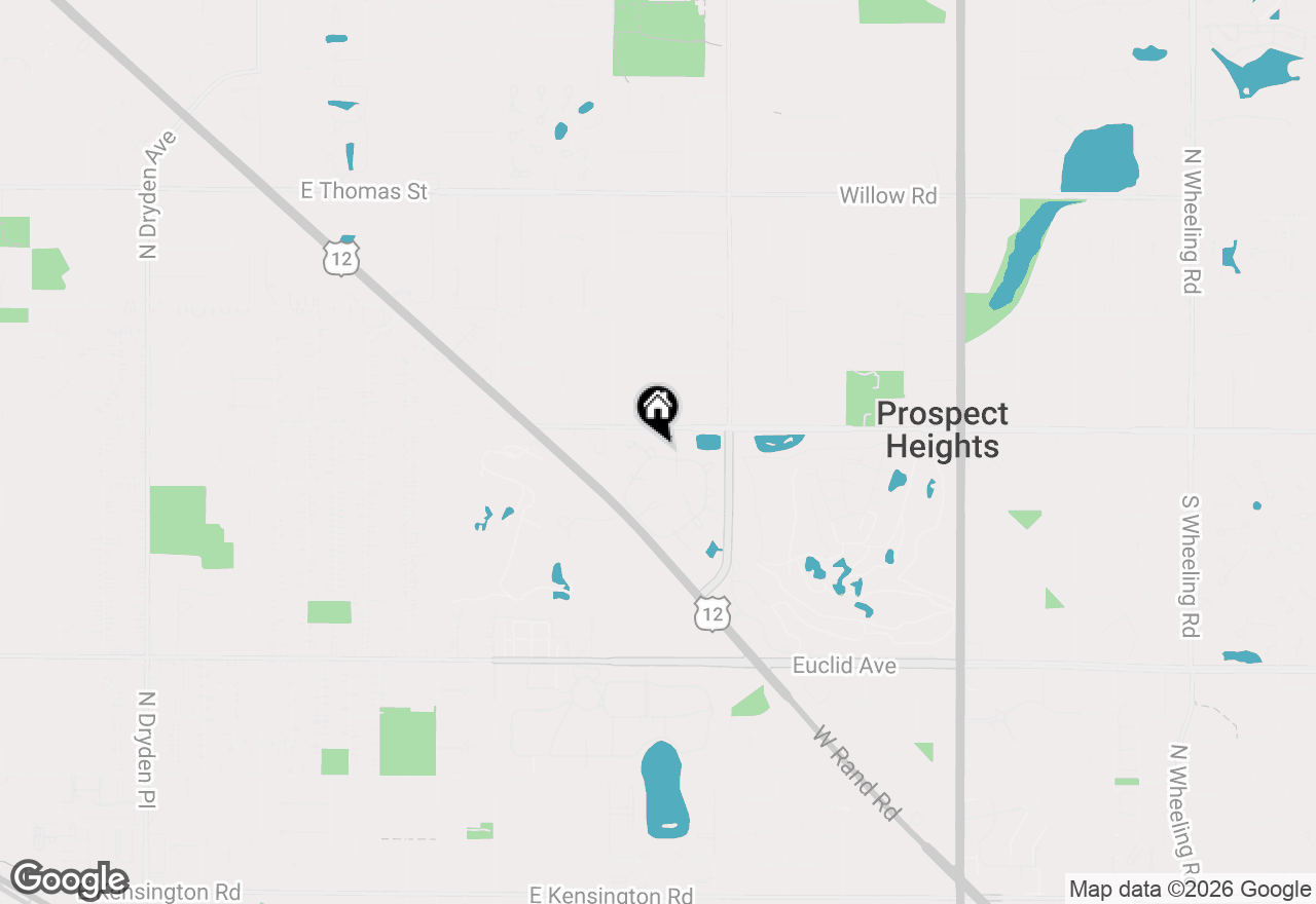 Map of 1401 Plum Court #D, Mount Prospect, IL 60056