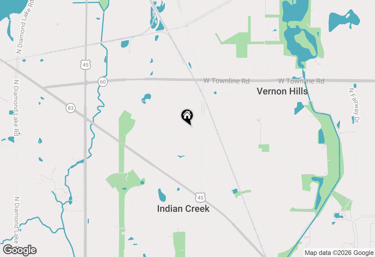 Map of 1431 Derby Lane, Mundelein, IL 60060