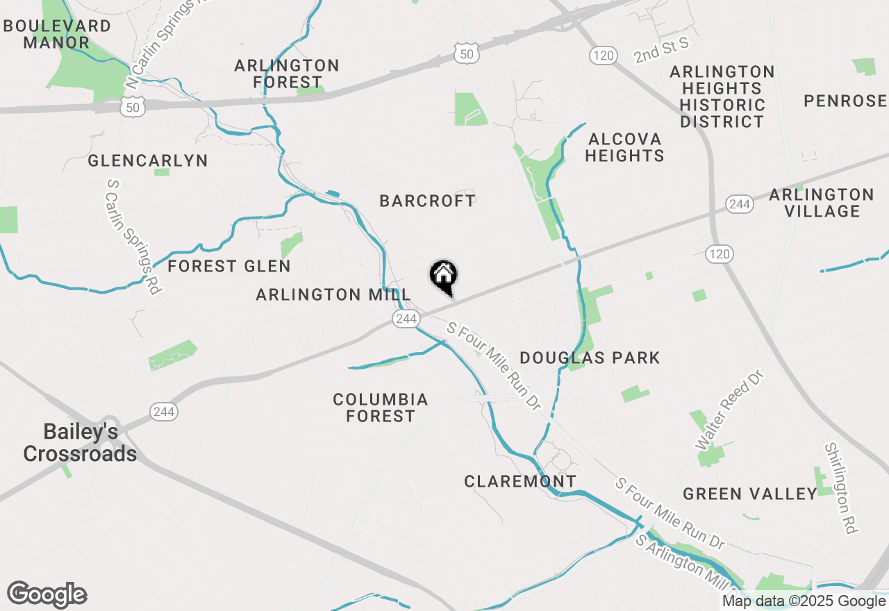 Map of 989 S Buchanan Street #416, Arlington, VA 22204