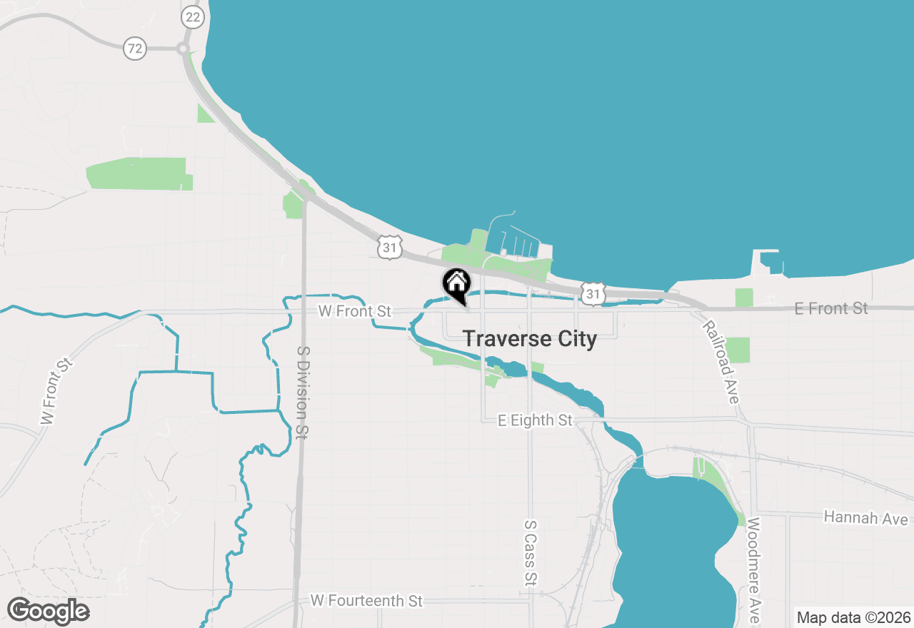 Map of 141 W Front Street #101, Traverse City, MI 49684