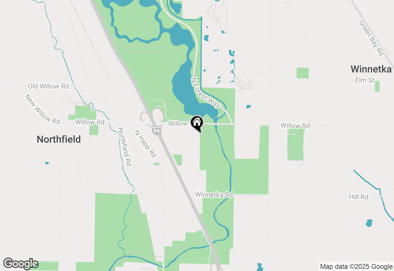 Map of 320 Lagoon Drive, Northfield, IL 60093