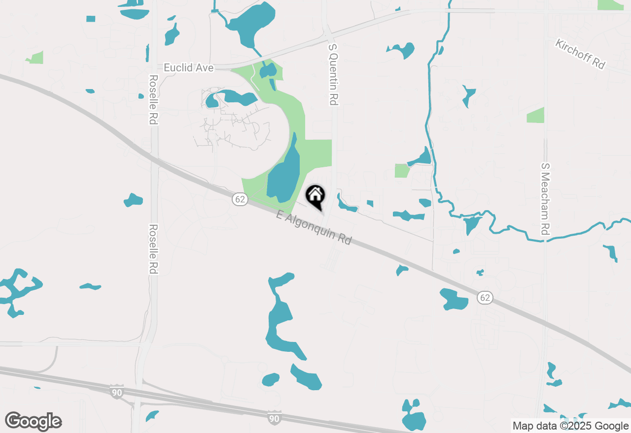 Map of 2543 College Hill Circle, Schaumburg, IL 60173