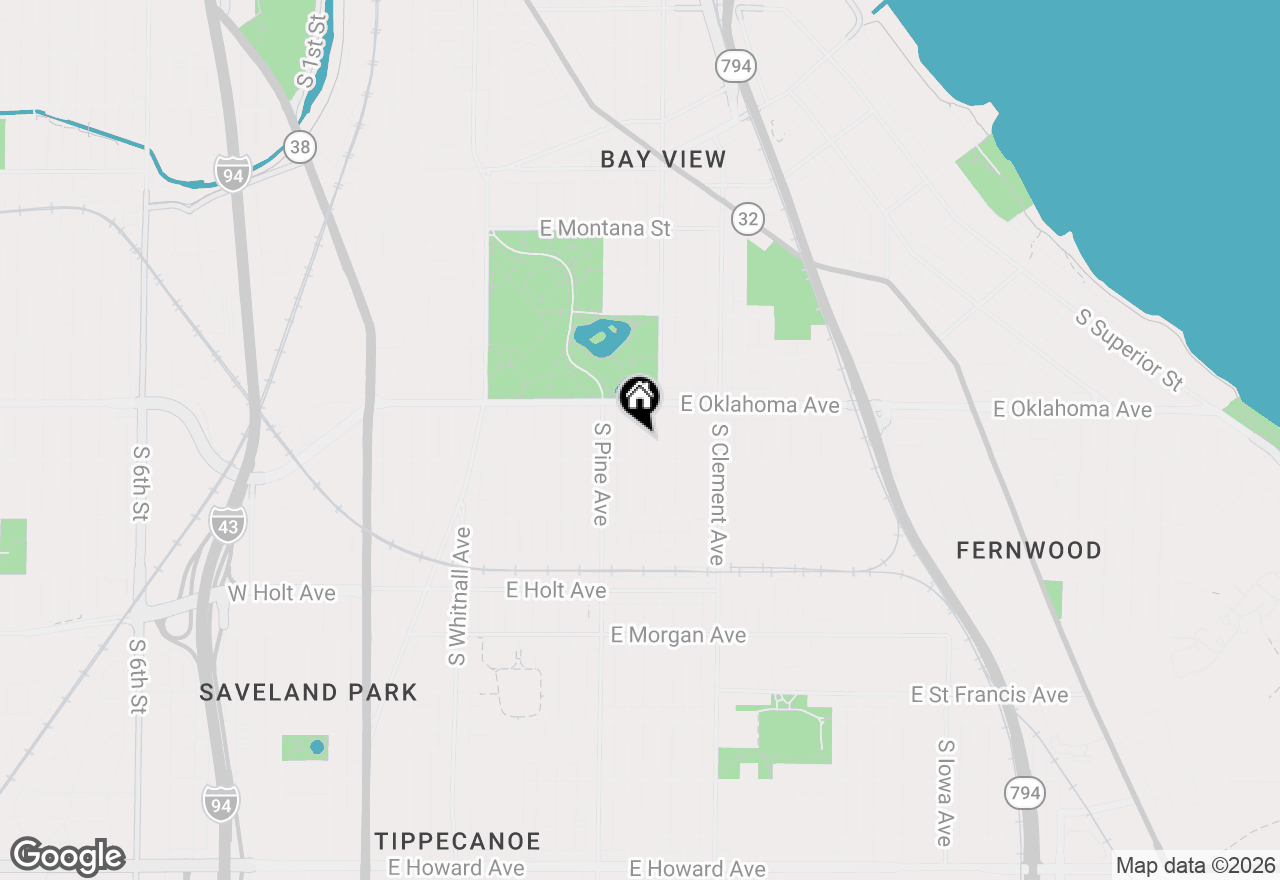 Map of 3150 S Lenox St, Milwaukee, WI 53207