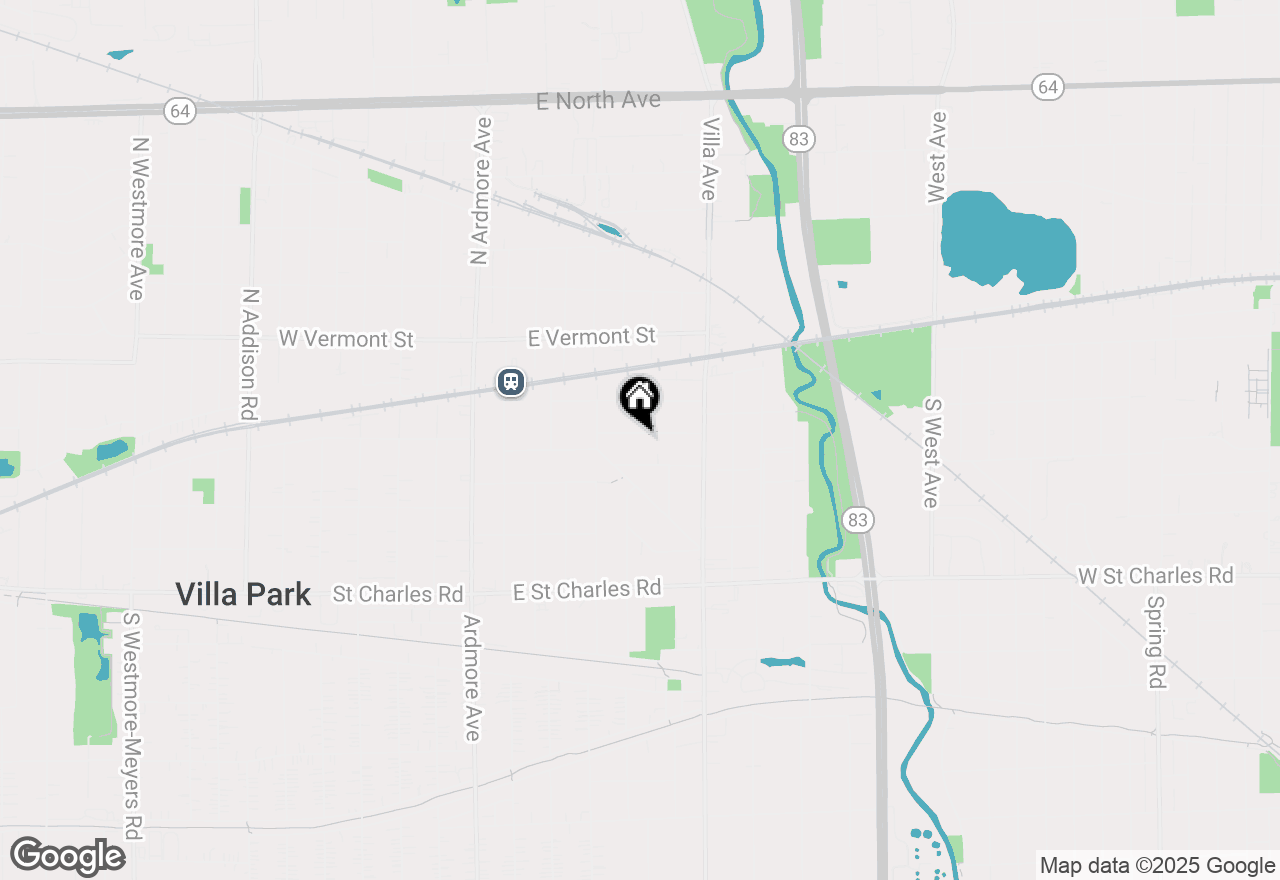 Map of 237 Pine Street, Villa Park, IL 60181