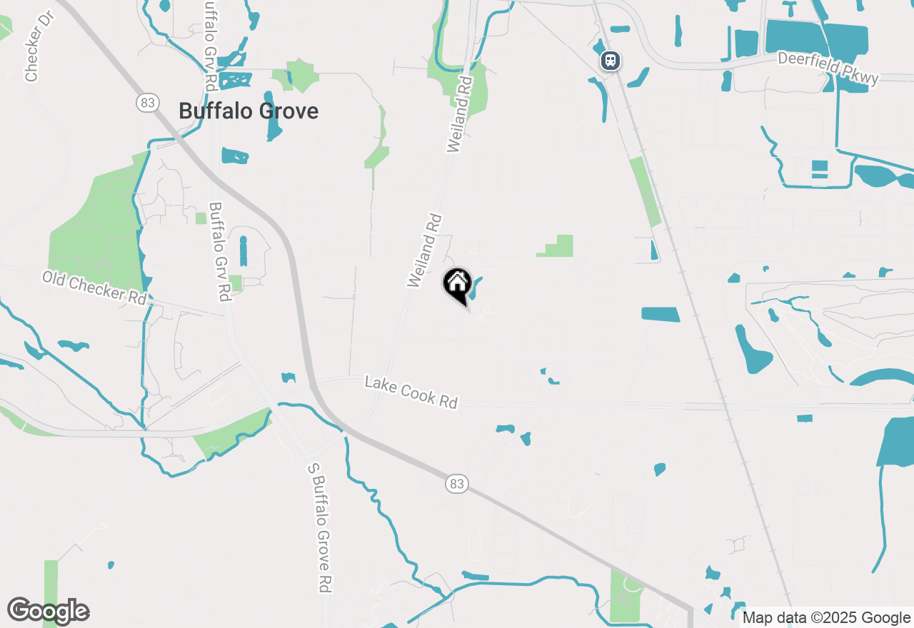 Map of 220 Osage Lane, Buffalo Grove, IL 60089