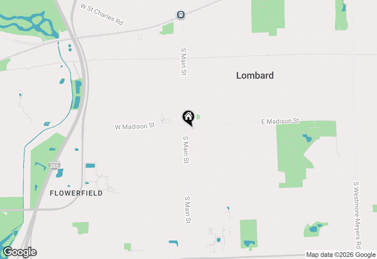 Map of 613 S Main Street, Lombard, IL 60148