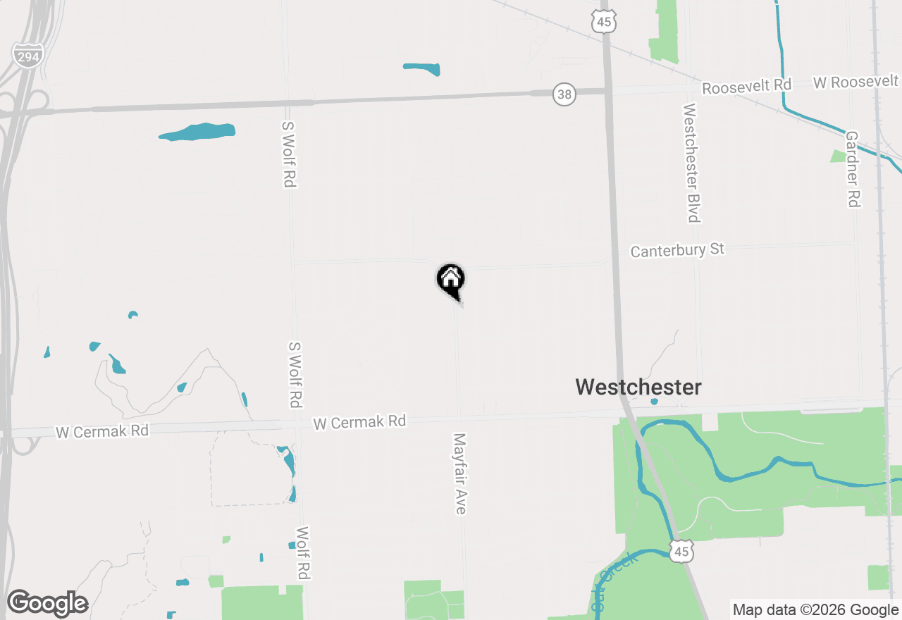 Map of 1800 Mayfair Avenue, Westchester, IL 60154