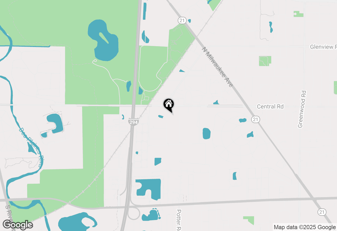 Map of 10151 Meadow Lane, Des Plaines, IL 60016