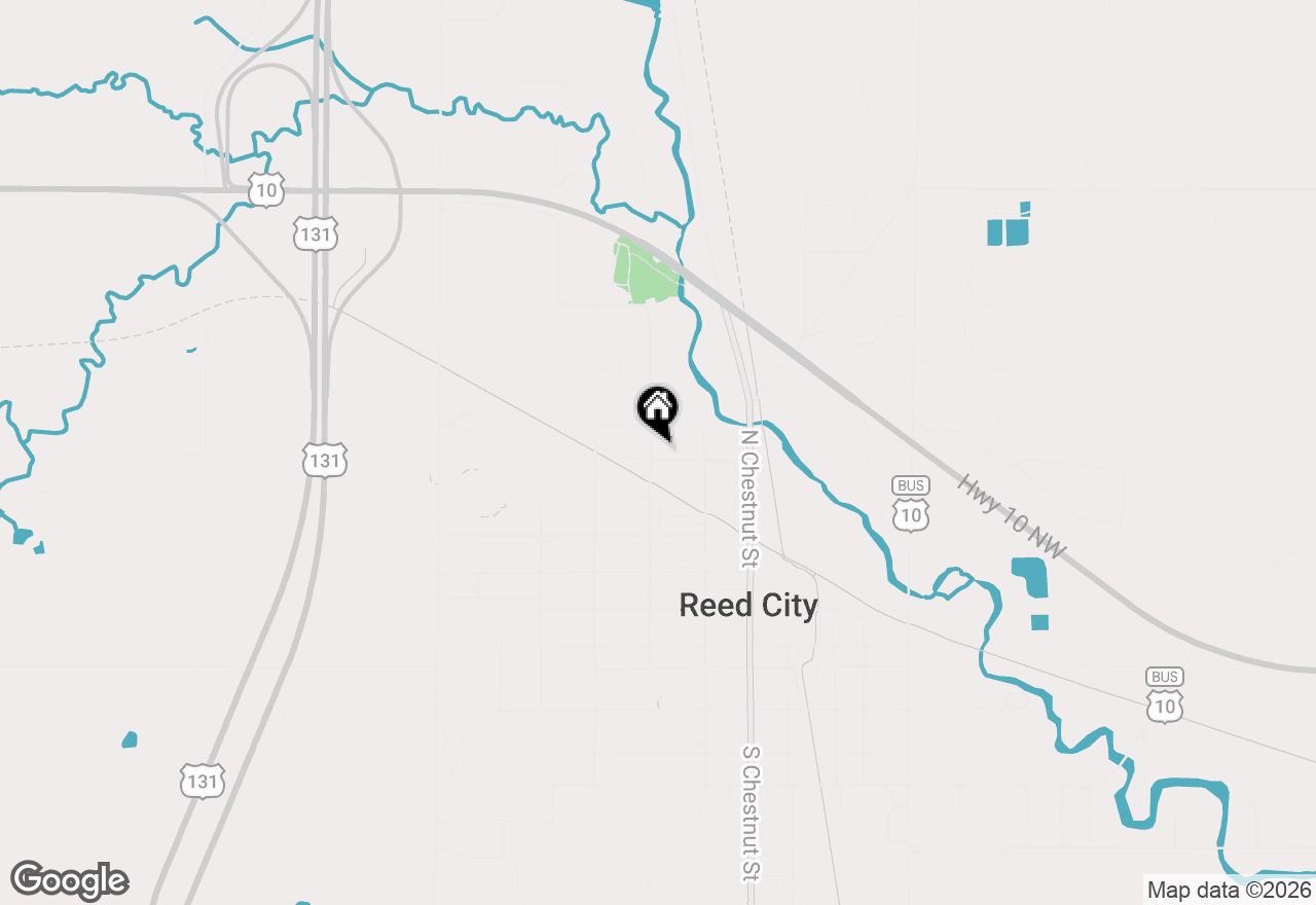 Map of 252 W Stimson Avenue, Reed City, MI 49677