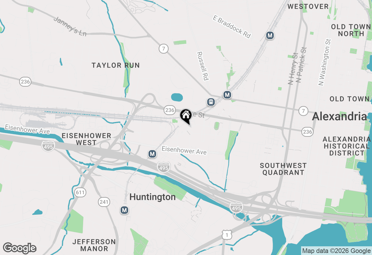 Map of 2151 Jamieson Avenue #809, Alexandria, VA 22314