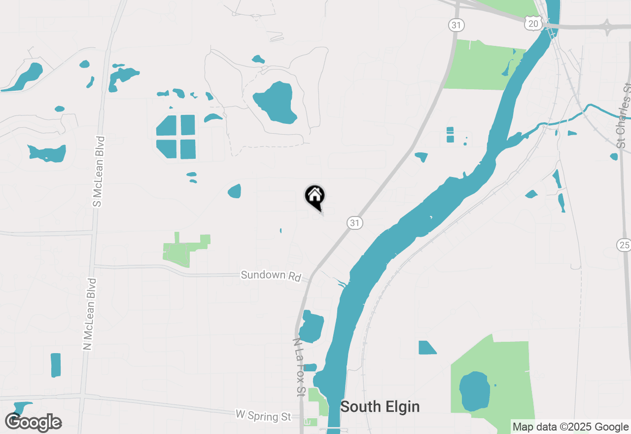 Map of 1520 Gilpen Avenue, South Elgin, IL 60177