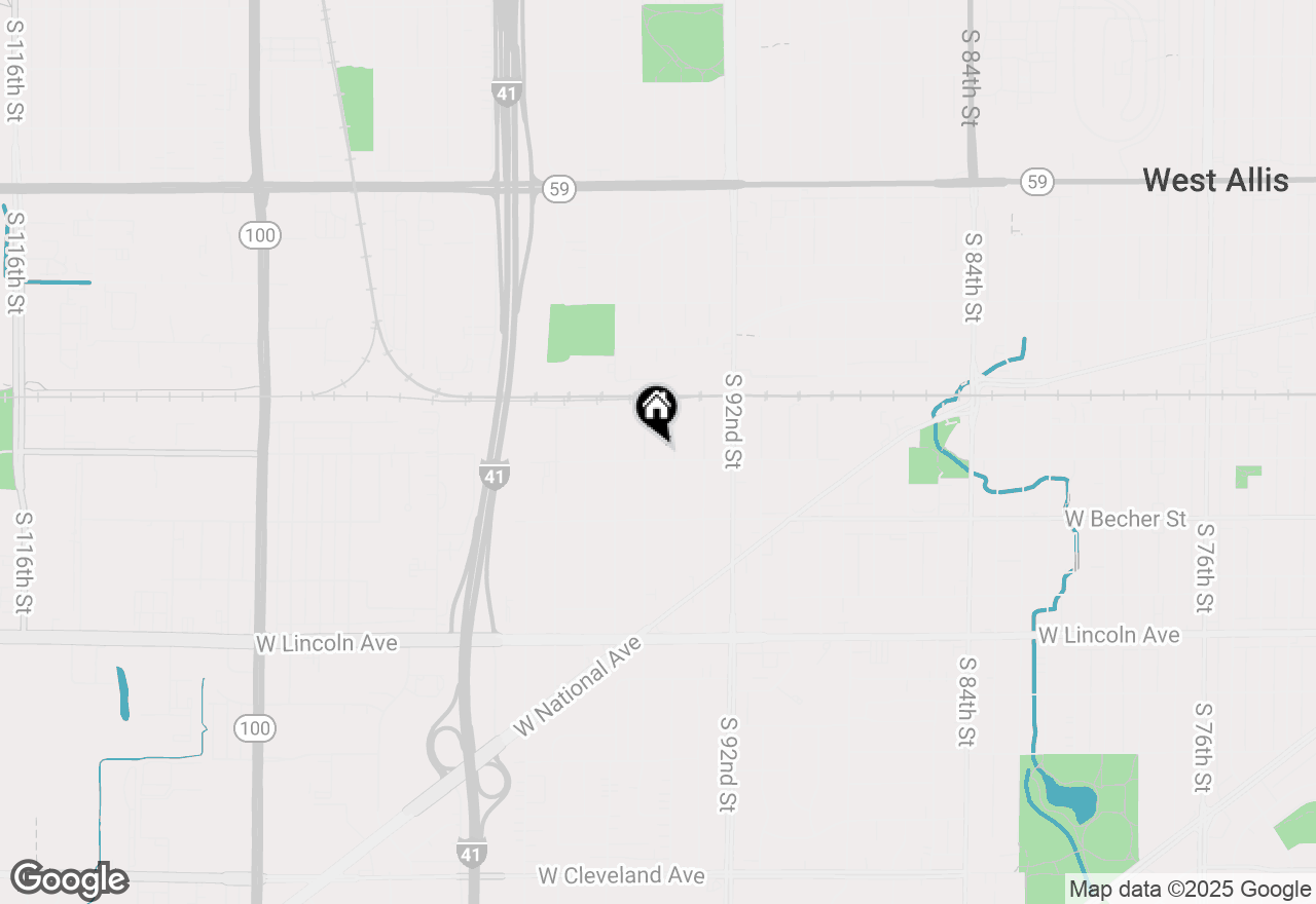 Map of 9420 W Rogers St, West Allis, WI 53227