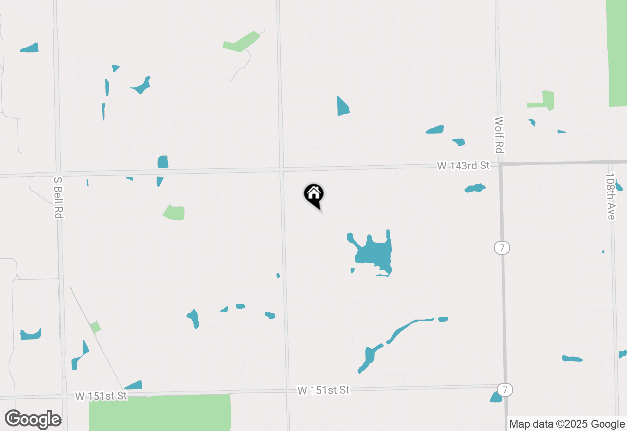 Map of 14405 Creekwood Drive, Orland Park, IL 60467