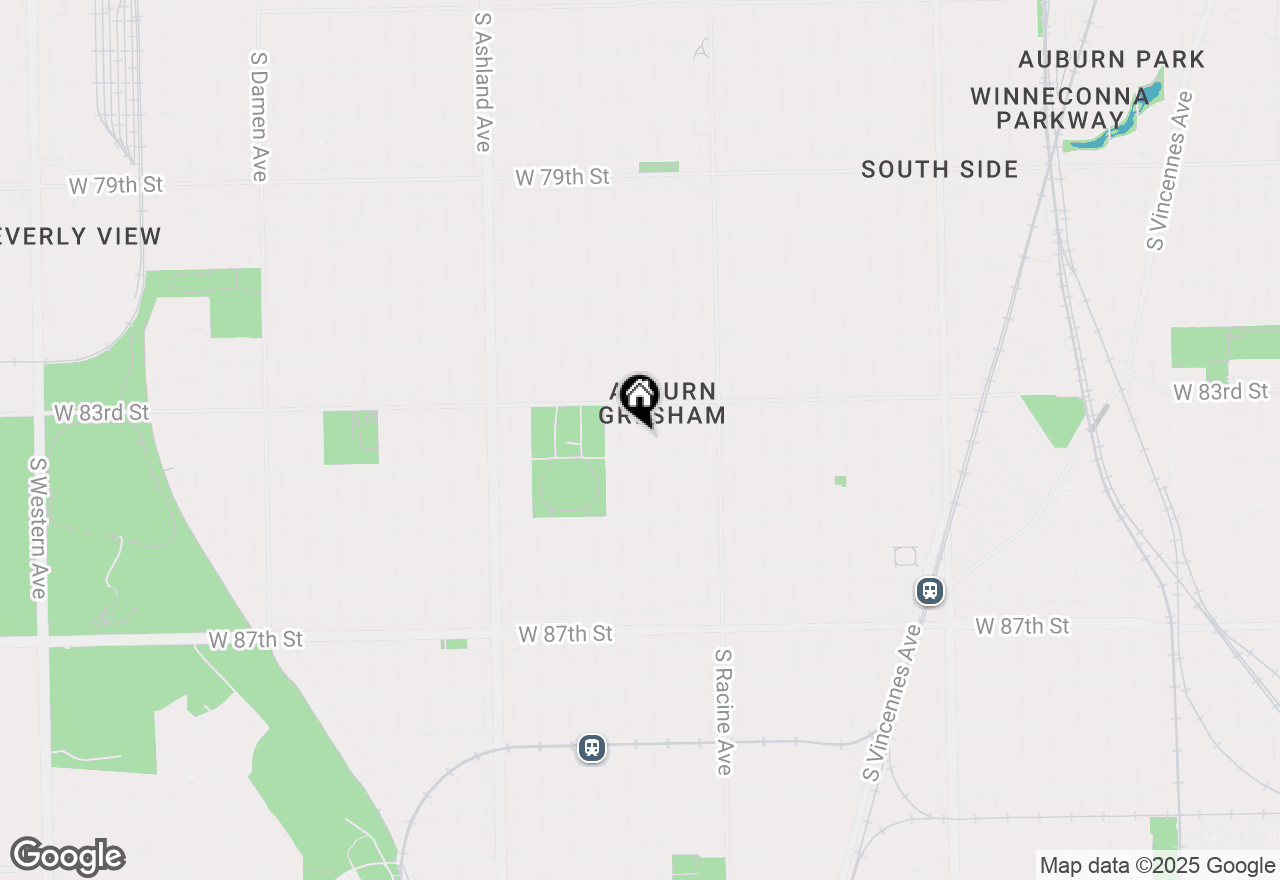 Map of 8339 S Ada Street, Chicago, IL 60620