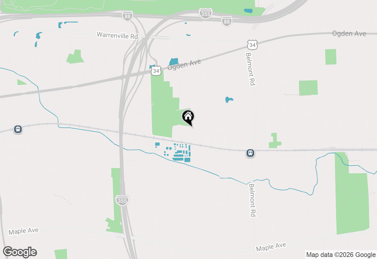Map of 4908 Cross Street, Downers Grove, IL 60515