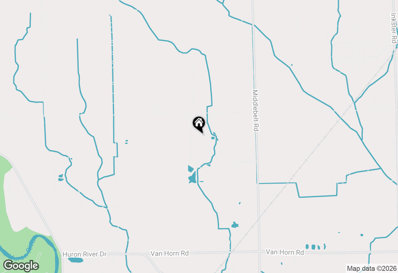 Map of 23397 Crescent Ridge Drive, New Boston, MI 48164
