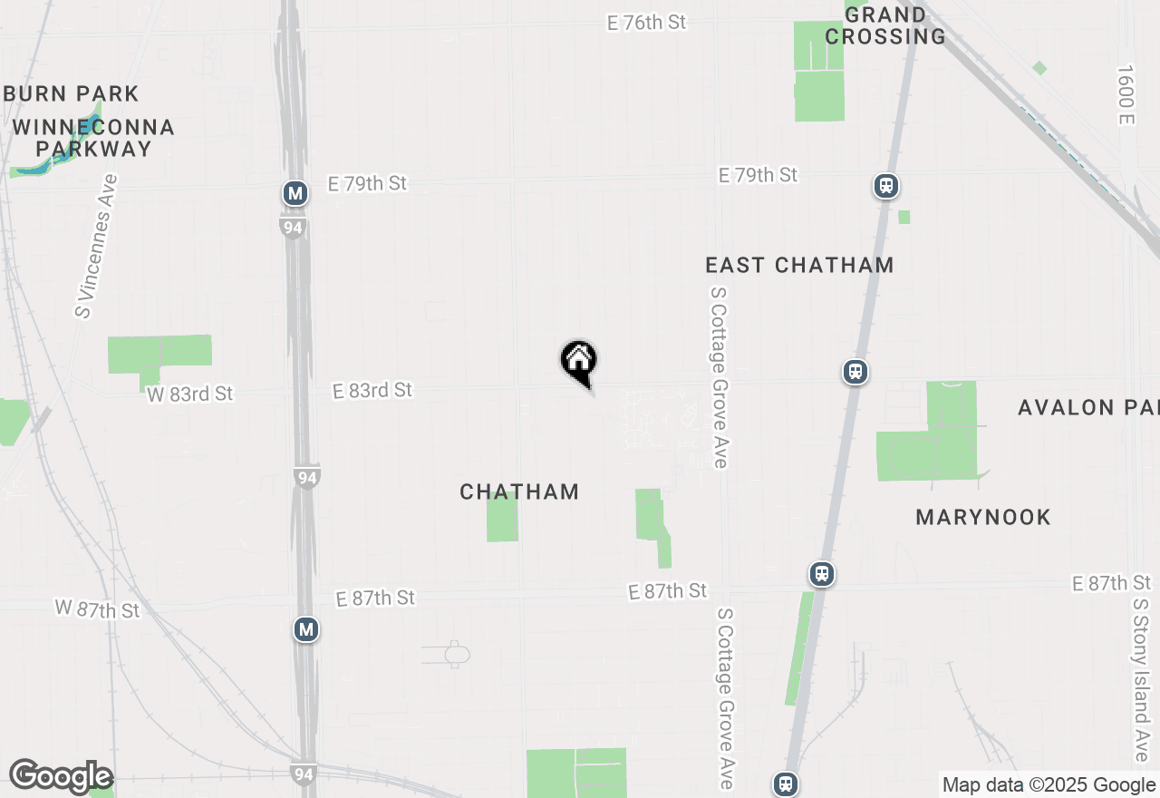 Map of 8312 S Rhodes Avenue, Chicago, IL 60619