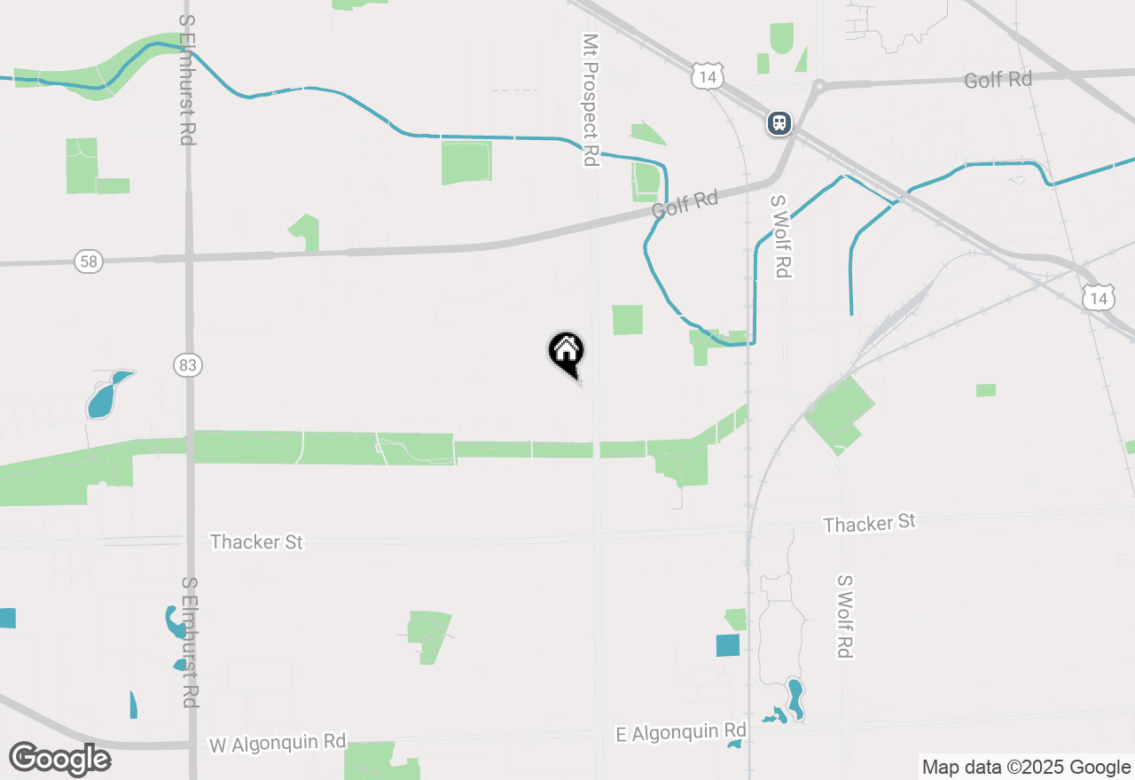 Map of 110 Westmere Road, Des Plaines, IL 60016