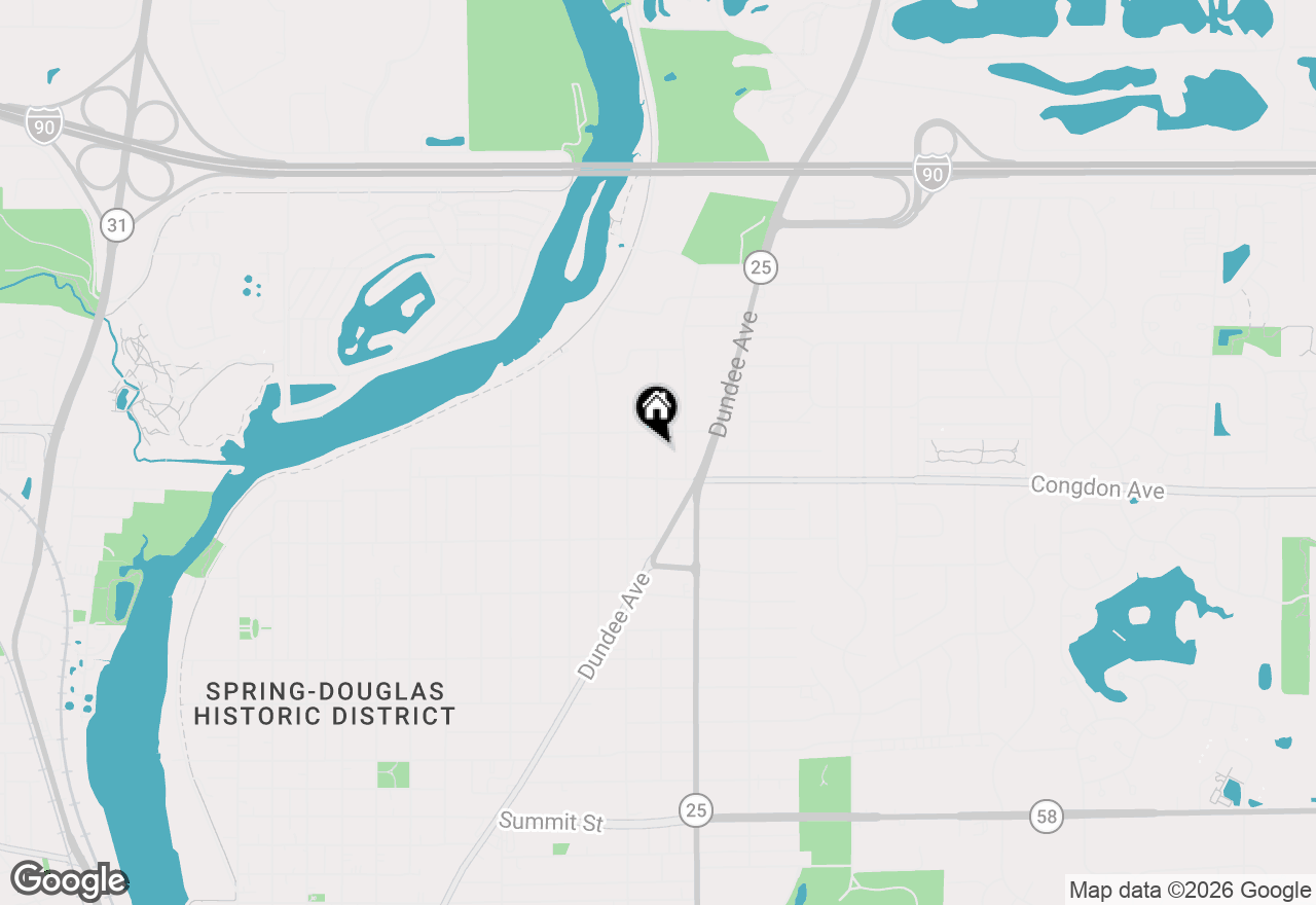 Map of 1127 Morton Avenue, Elgin, IL 60120