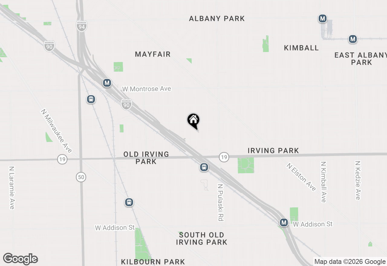Map of 4122 N Kedvale Avenue, Chicago, IL 60641