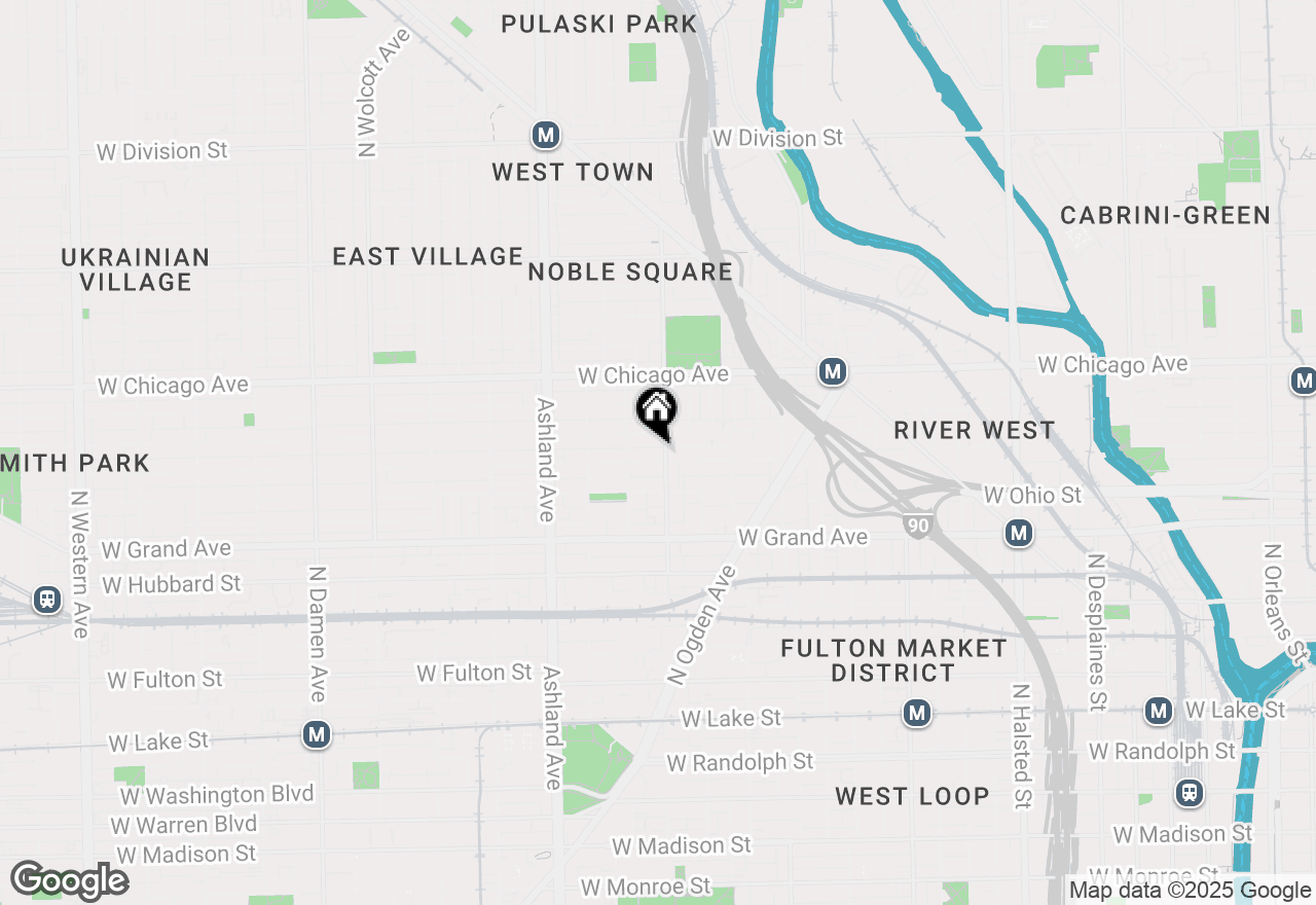 Map of 1406 W Erie Street, Chicago, IL 60642