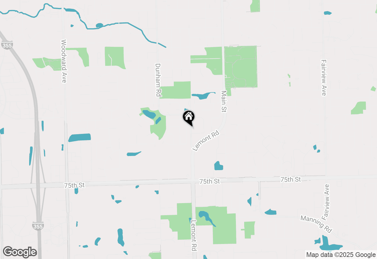 Map of 7205 Kidwell Road, Downers Grove, IL 60516