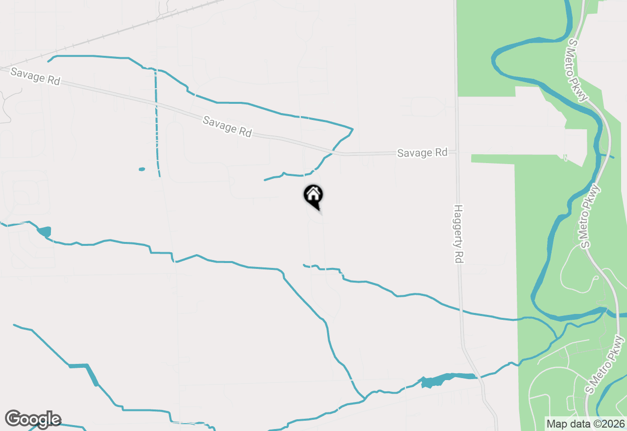 Map of 15005 Wildbrook Drive, Van Buren, MI 48111