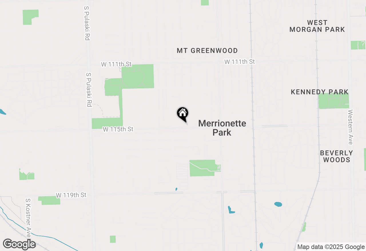 Map of 3416 W 115th Street, Chicago, IL 60655