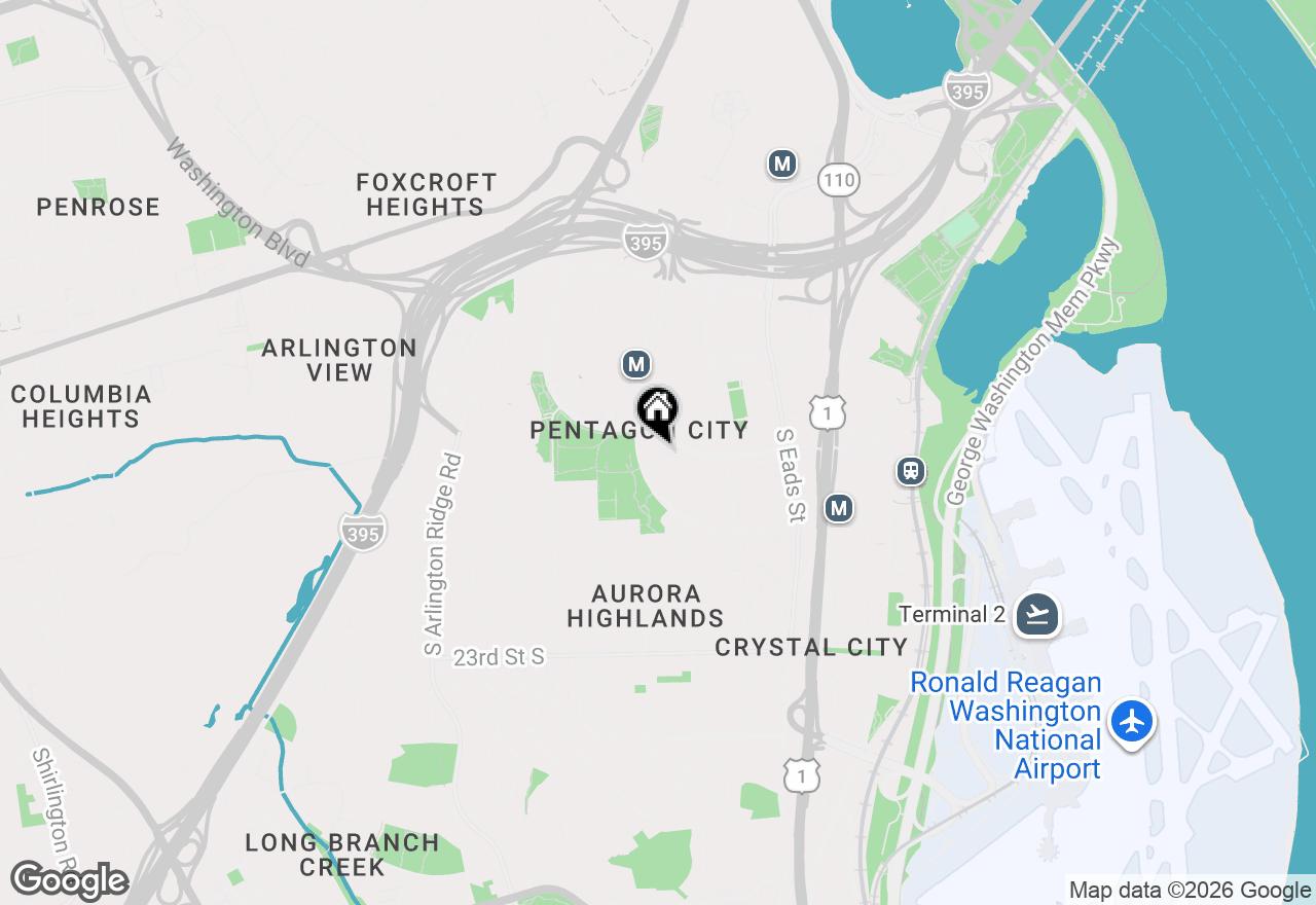 Map of 720 15th Street S, Arlington, VA 22202